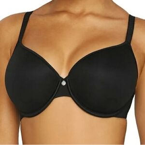 NWT BIRDSONG "Lily" Midnight Black Memory Foam Bra 34D
